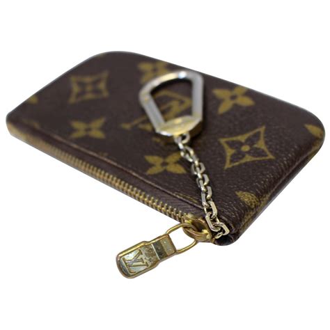 lv coin purse brown coin pouch key holders|louis vuitton luggage charms.